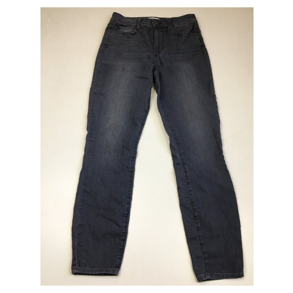 PAIGE Premium Denim Greyce Wash HOXTON Ankle 5 Pocket Logo Hardware Jeans